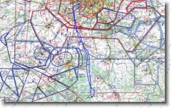 Trace GPS - OACI * Tracé GPS du Vol (Aller et Retour) : 320 Km - 1h35 de vol. * 1895 x 1180 * (1.93MB)