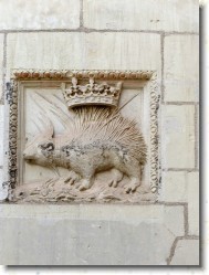 P1110479 * Le Porc-épic, symbole du roi Louis XII avec cette célèbre devise : Qui s'y frotte s'y pique !. * 1200 x 1600 * (686KB)